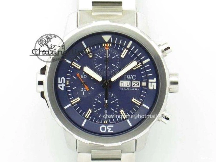 MIROTIME 0404 Versatile Aquatimer Chrono IW376803 V6F 1:1 Best Edition White Dial On SS Bracelet A 7359